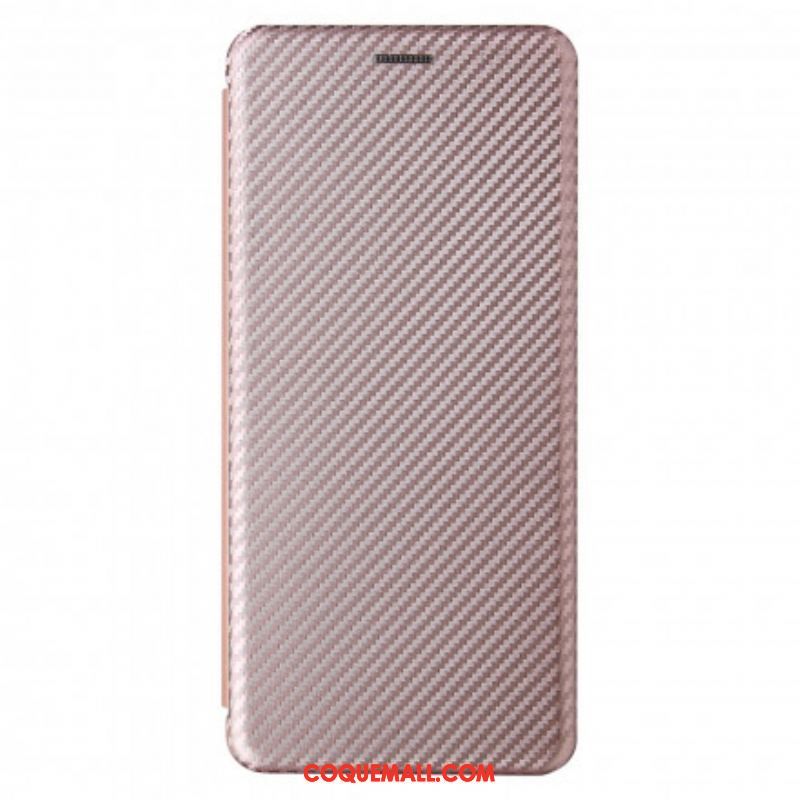 Flip Cover Moto G100 Silicone Carbone