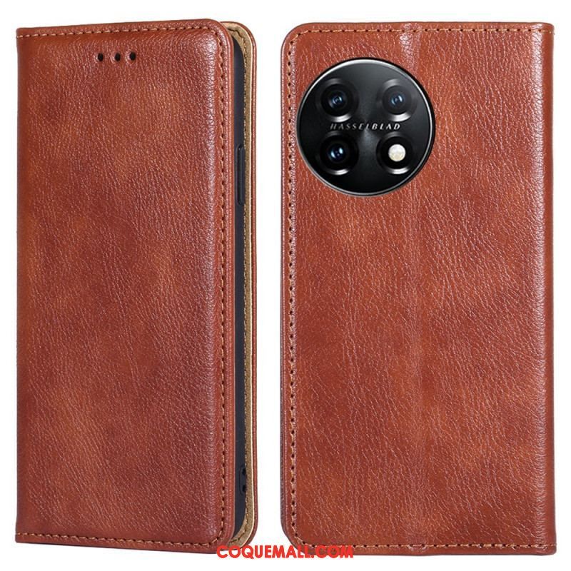 Flip Cover OnePlus 11 5G Simili Cuir Coutures