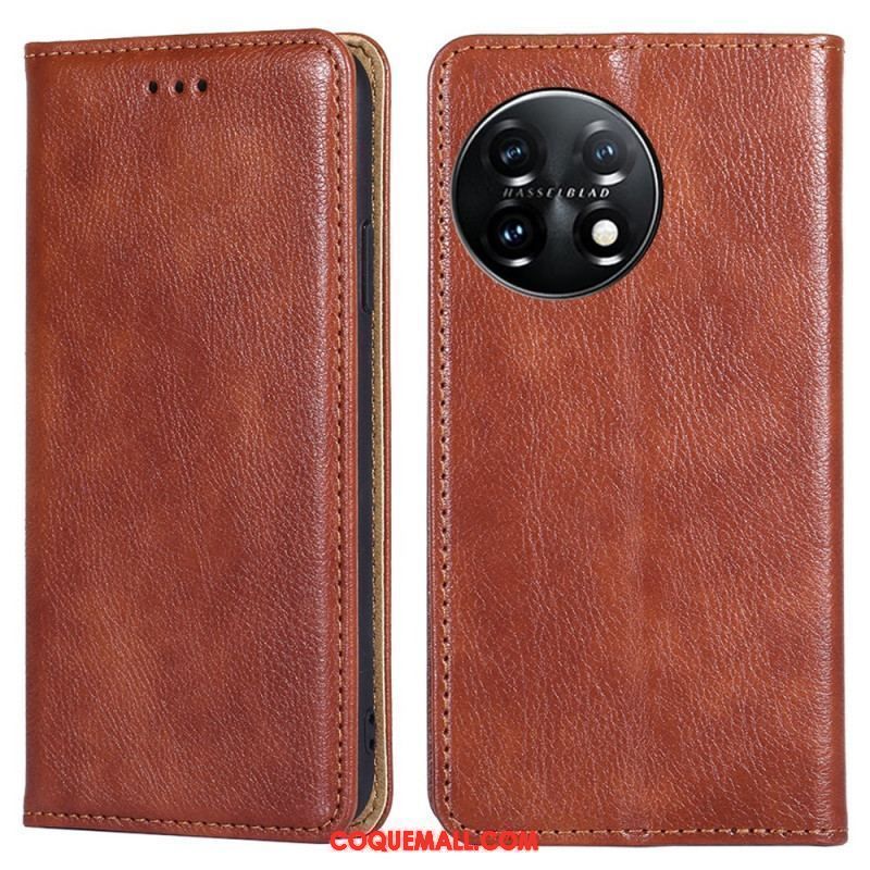 Flip Cover OnePlus 11 5G Simili Cuir Coutures