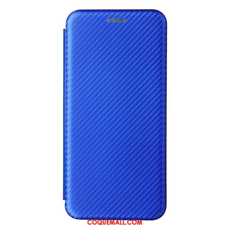 Flip Cover OnePlus Nord 2 5G Silicone Carbone Coloré