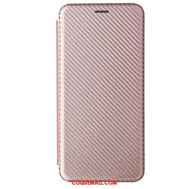 Flip Cover Samsung Galaxy A12 / M12 /Fibre Carbone