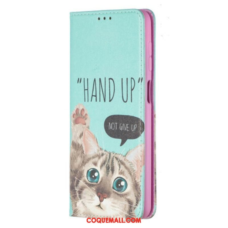 Flip Cover Samsung Galaxy A12 / M12 Hand Up