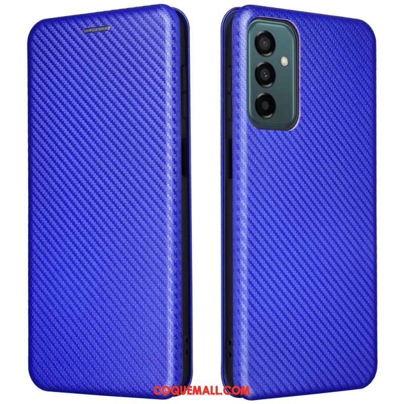 Flip Cover Samsung Galaxy M23 5G Fibre Carbone