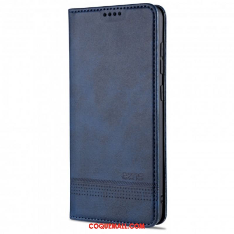 Flip Cover Samsung Galaxy M31 Style Cuir AZNS