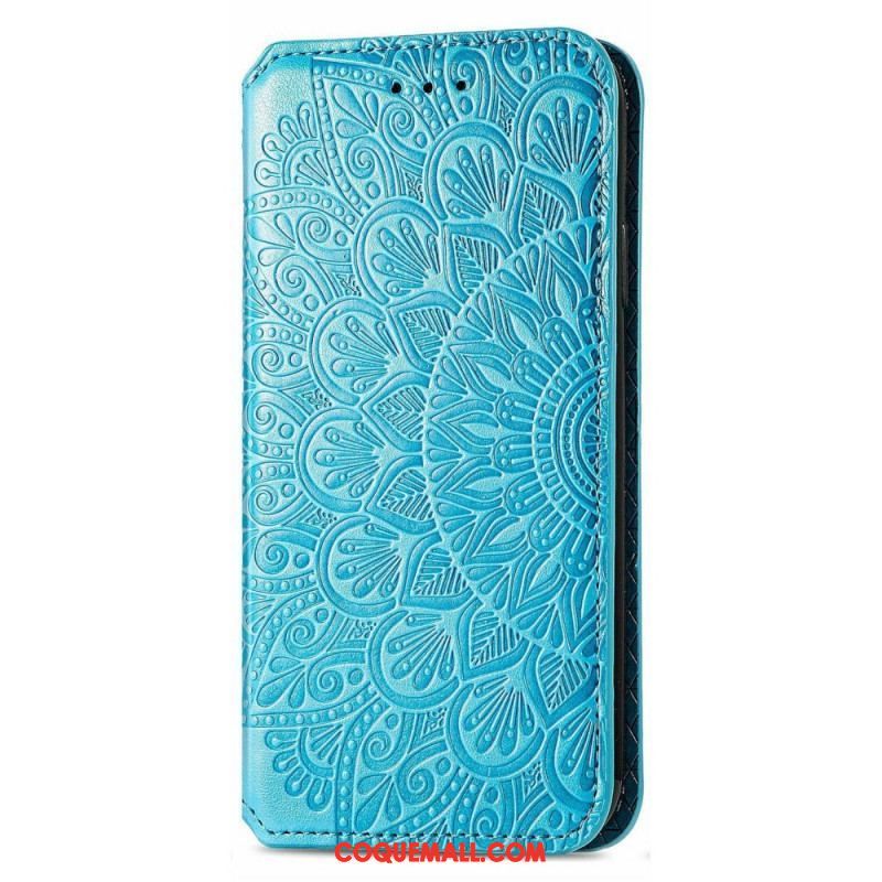 Flip Cover Samsung Galaxy M52 5G Simili Cuir Antiquaire