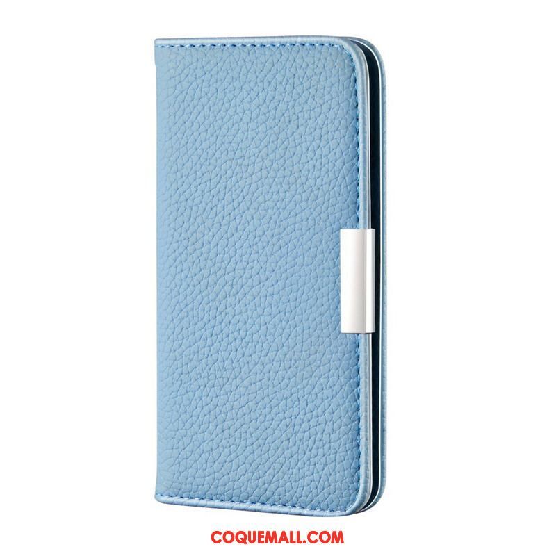 Flip Cover Samsung Galaxy S21 FE Simili Cuir Litchi Ultra Chic