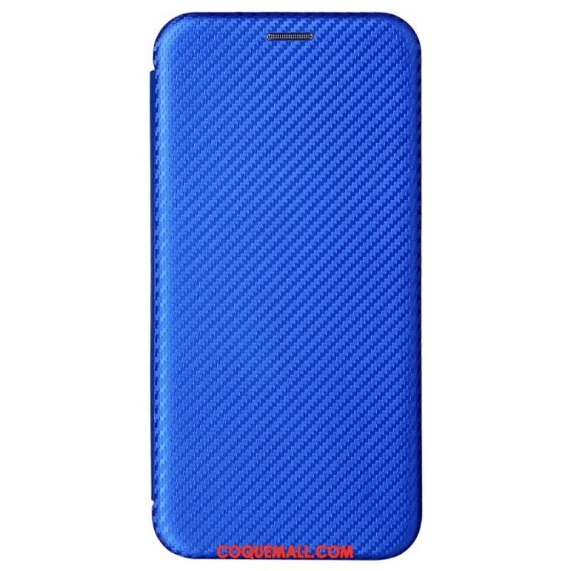 Flip Cover Samsung Galaxy S22 Plus 5G Fibre Carbone