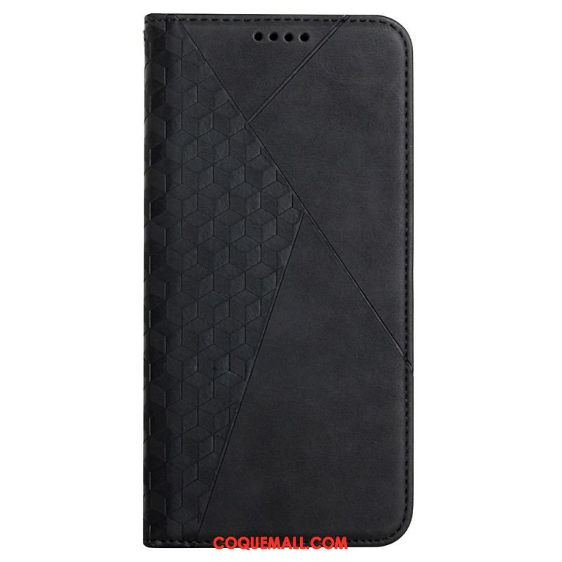 Flip Cover Samsung Galaxy S22 Plus 5G Style Cuir Texture Diamant