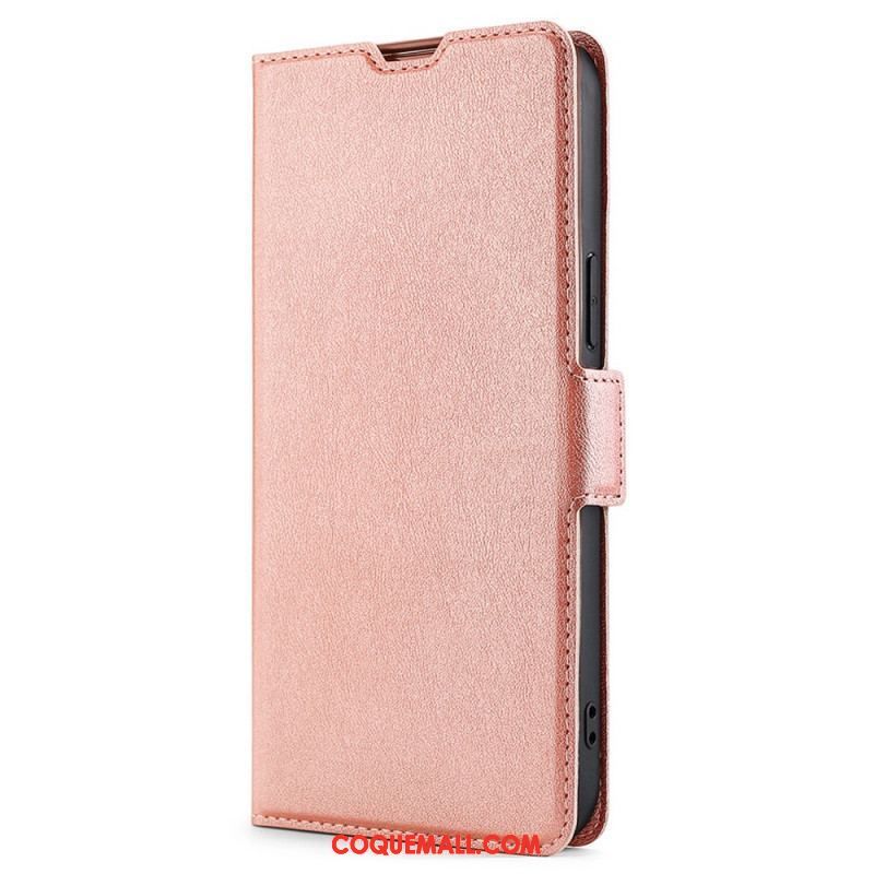 Flip Cover Samsung Galaxy S22 Ultra 5G Simili Cuir Classique