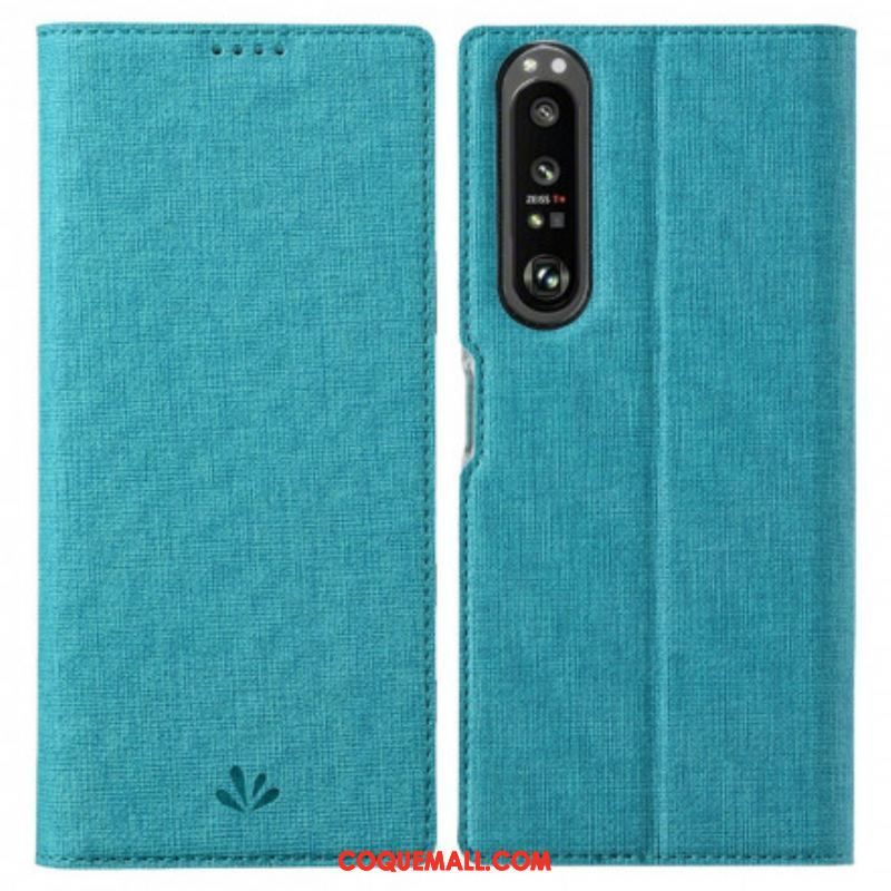 Flip Cover Sony Xperia 1 III Texturée VILI DMX