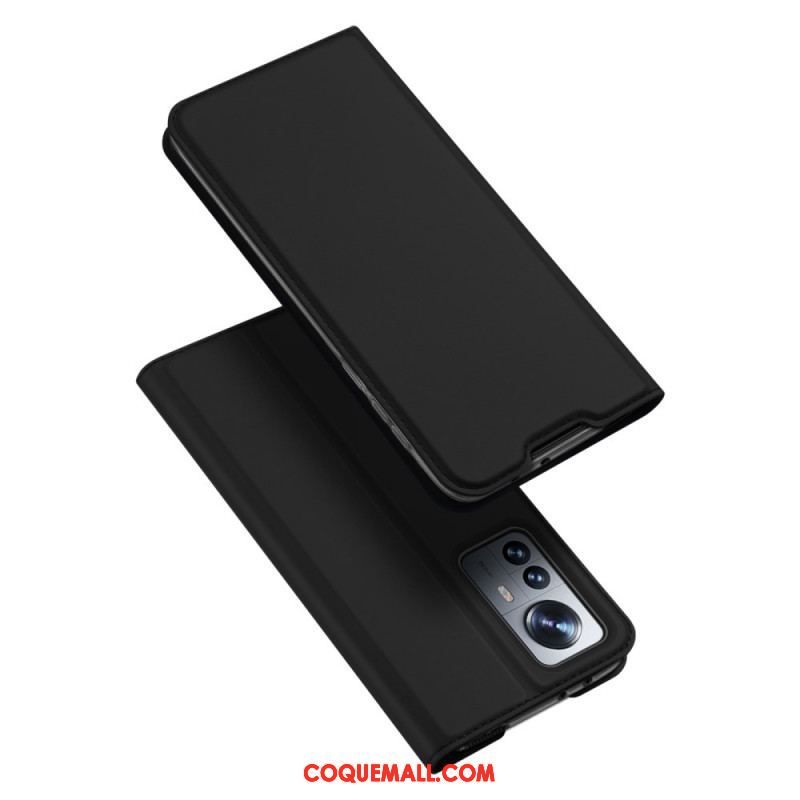 Flip Cover Xiaomi 12 Pro Skin Pro DUX DUCIS