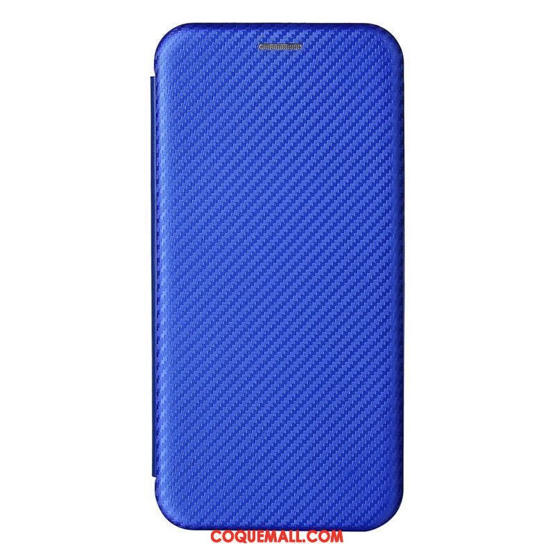 Flip Cover Xiaomi Redmi Note 10 5G / Poco M3 Pro 5G Fibre Carbone Coloré