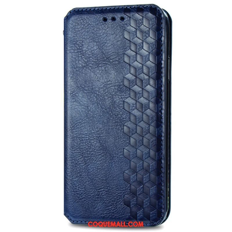 Flip Cover Xiaomi Redmi Note 11 / 11s Effet Cuir Texture Diamant