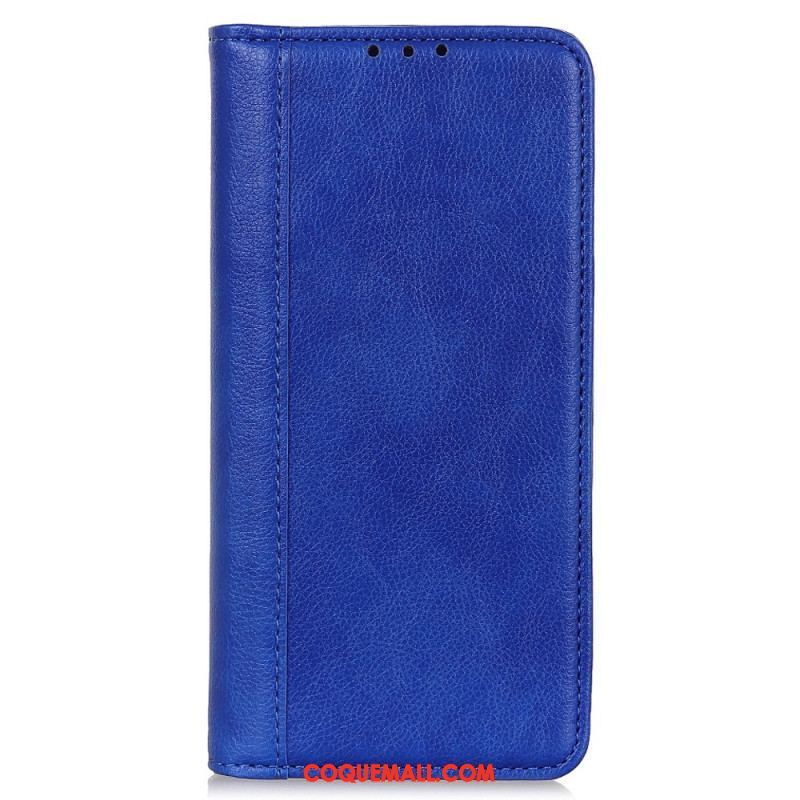 Flip Cover Xiaomi Redmi Note 12 4G Cuir Fendu Vintage