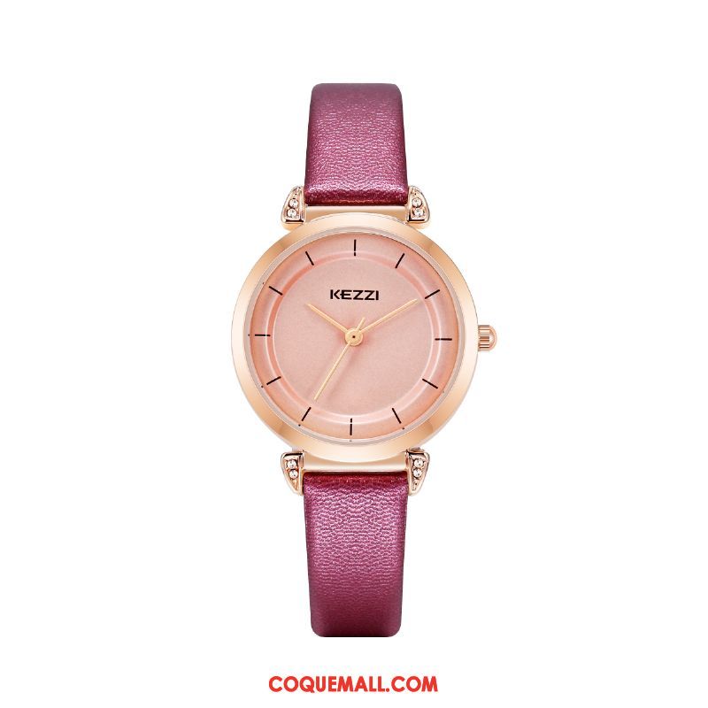 Gant Femme Étanche Frais Montre À Bracelet, Gant Violet Loisir