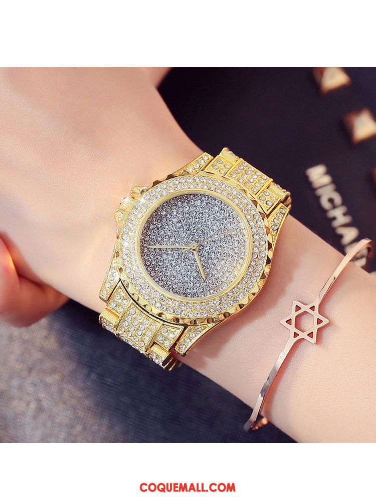 Gant Femme Étudiant Luxueux Montre À Bracelet, Gant Le Nouveau Mode Gold