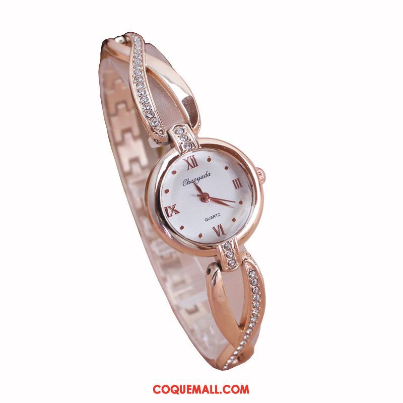 Gant Femme Étudiant Étanche Pierres De Strass, Gant Montre À Bracelet Petite Taille