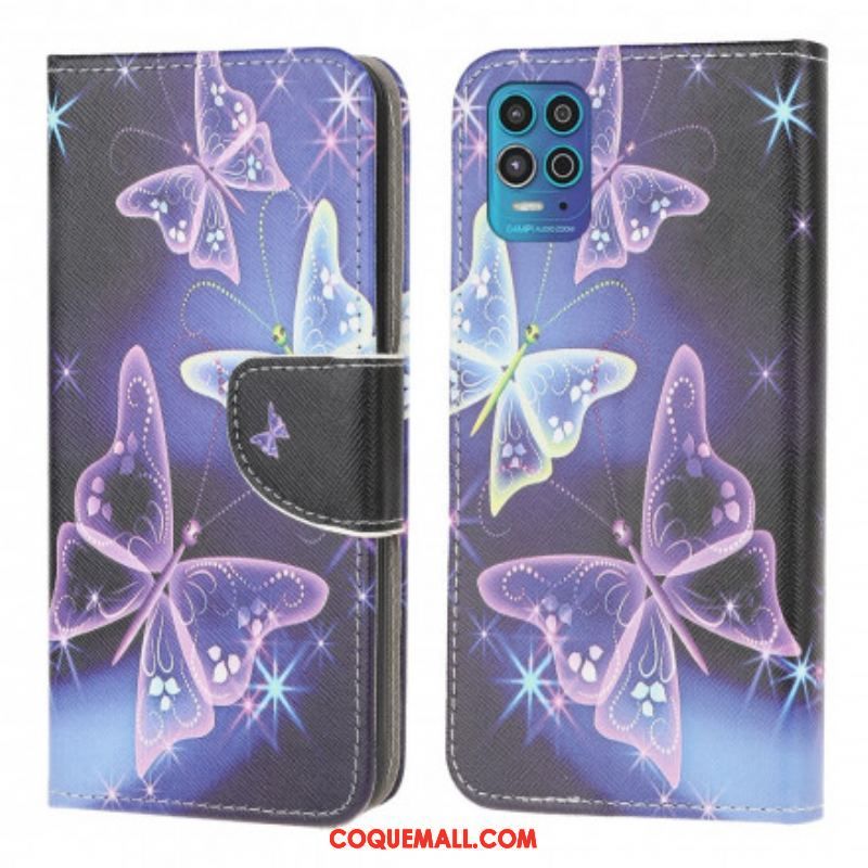 Housse Moto G100 Butterflies