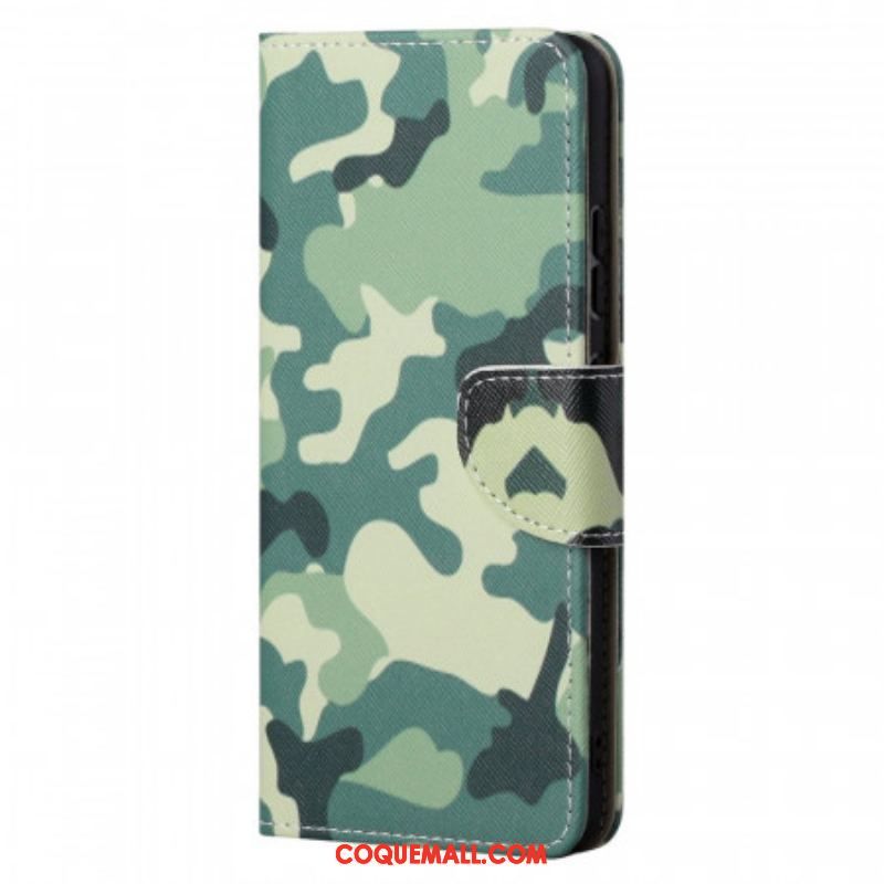 Housse Moto G71 5G Camouflage Militaire