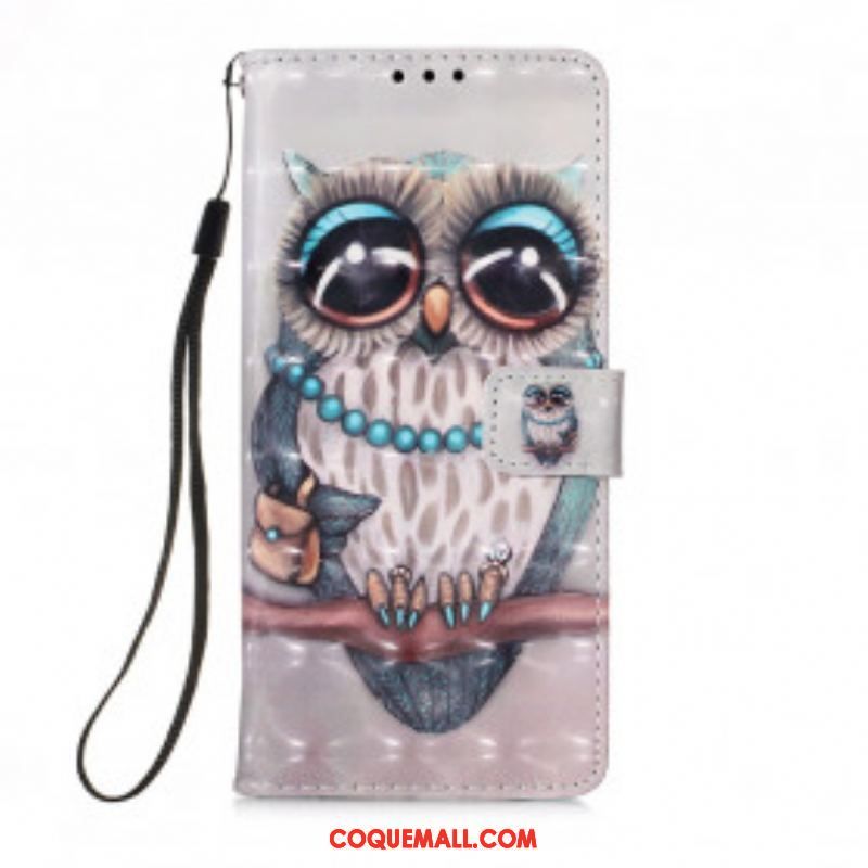 Housse Motorola Edge 20 Lite Miss Hibou