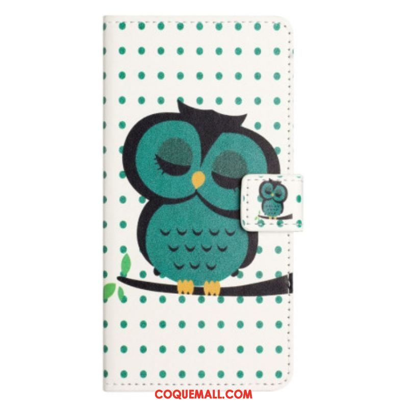 Housse OnePlus 10T 5G Hibou Endormi