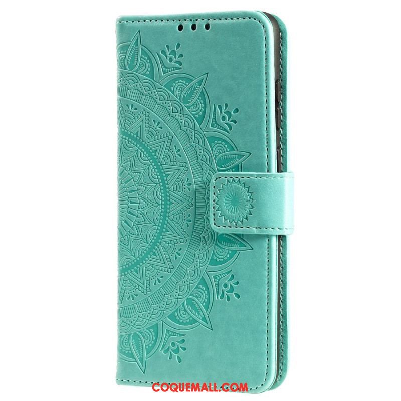 Housse OnePlus 10T 5G Mandala Soleil à Lanière