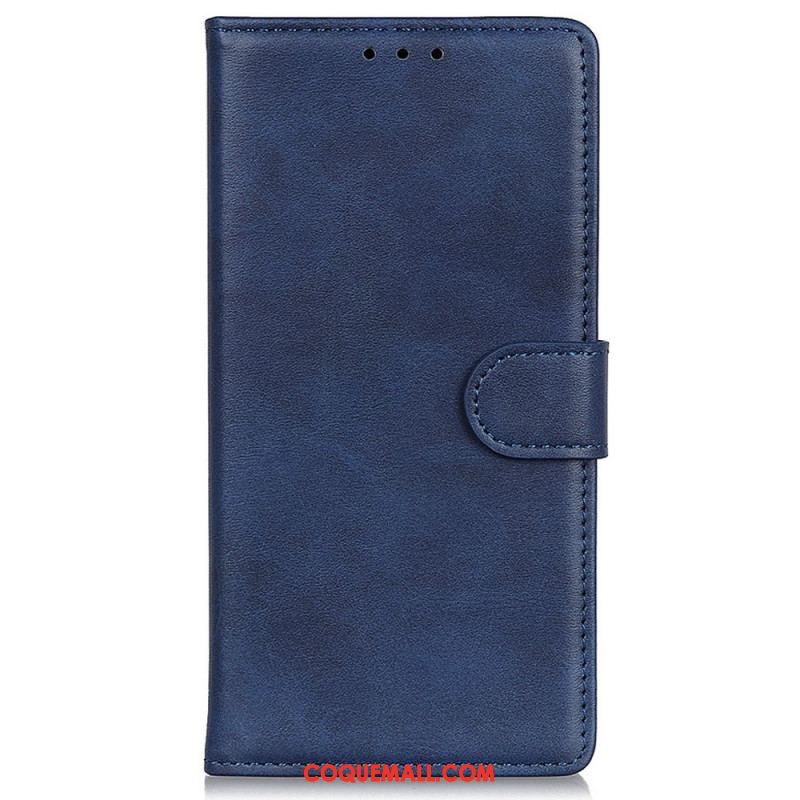 Housse OnePlus Nord 2T 5G Simili Cuir Mat