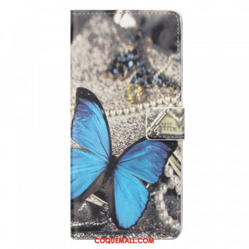 Housse OnePlus Nord CE 2 5G Papillon sur Tissu