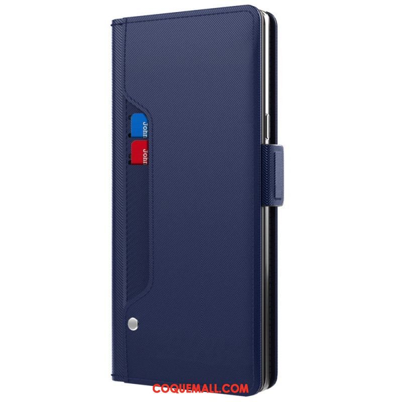 Housse OnePlus Nord CE 3 Lite 5G Miroir et Porte-Cartes Amovible