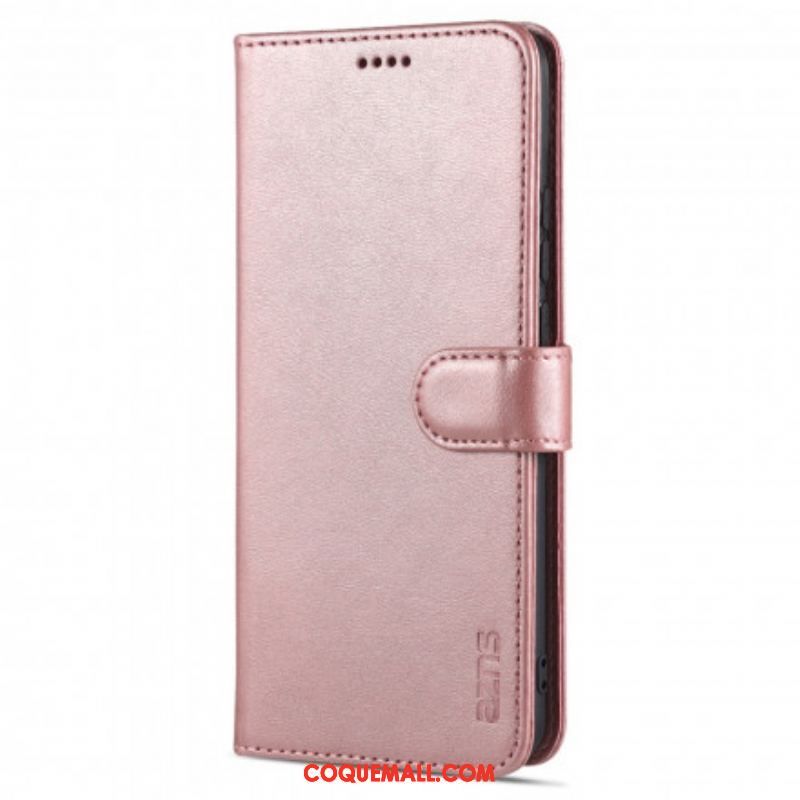 Housse Oppo A15 AZNS Effet Cuir