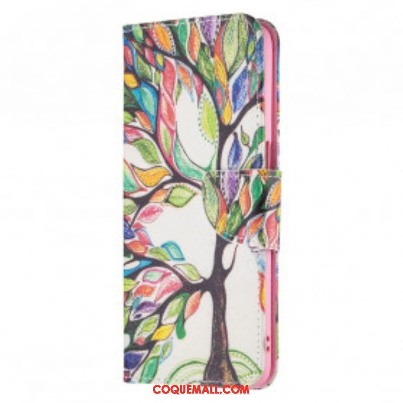 Housse Oppo A54 5G / A74 5G Arbre Coloré