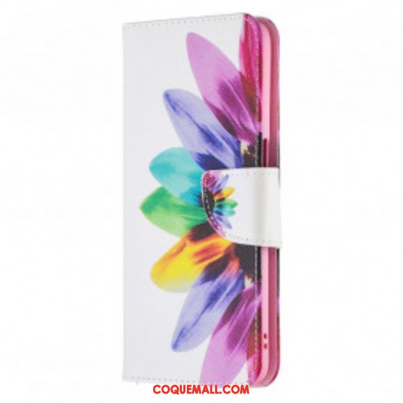 Housse Oppo A54 5G / A74 5G Fleur Aquarelle