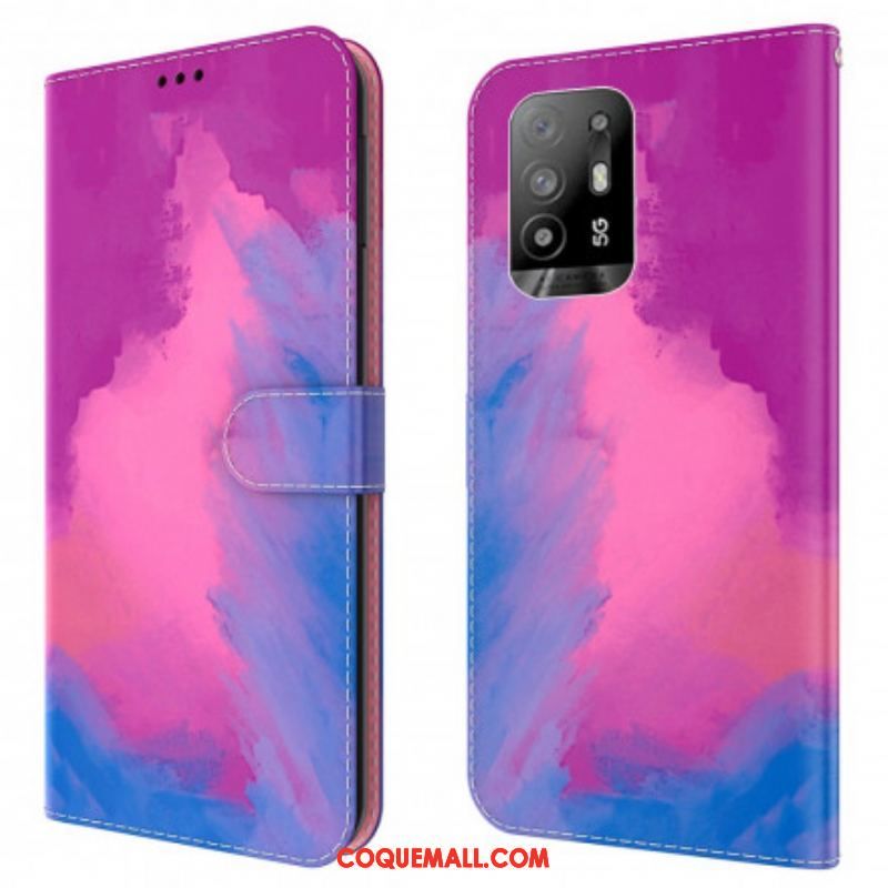 Housse Oppo A94 5G Aquarelle