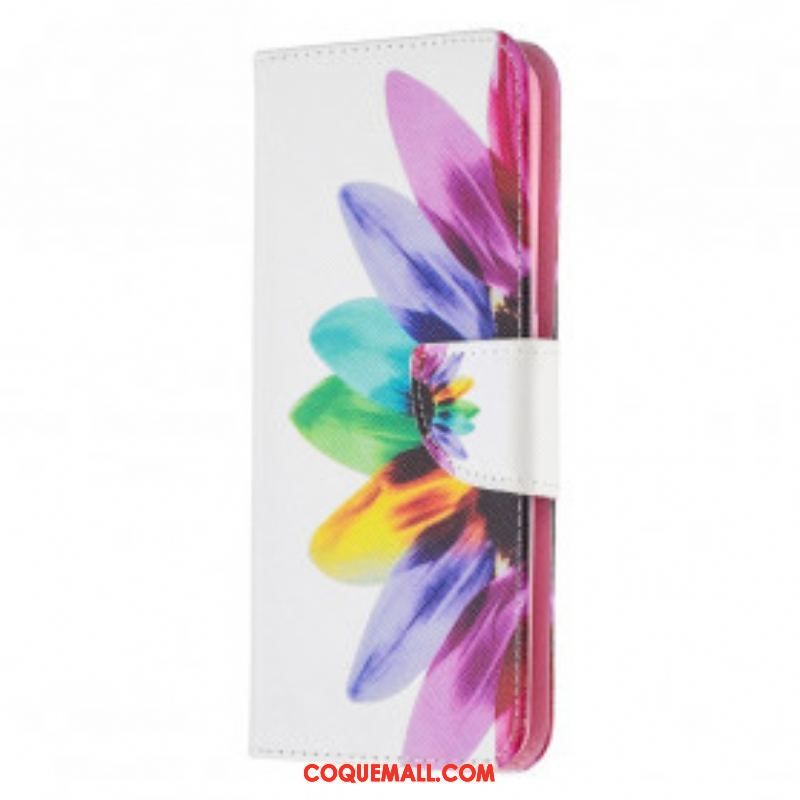 Housse Oppo A94 5G Fleur Aquarelle