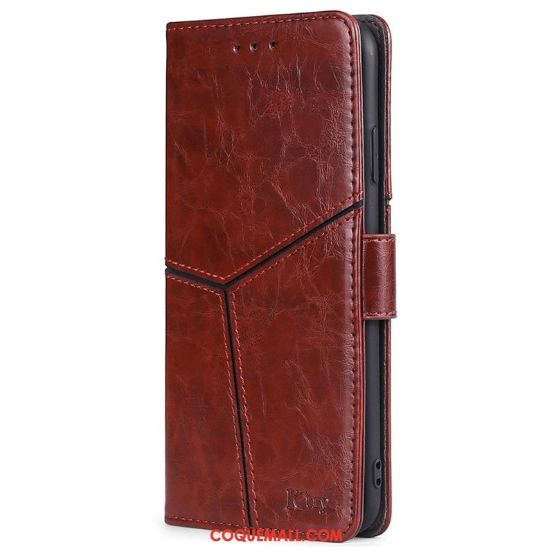Housse Oppo Reno 11F 5G Rétro Motif Géométrique