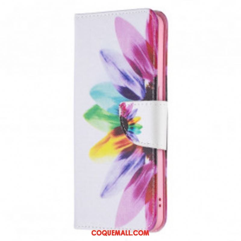 Housse Oppo Reno 6 5G Fleur Aquarelle