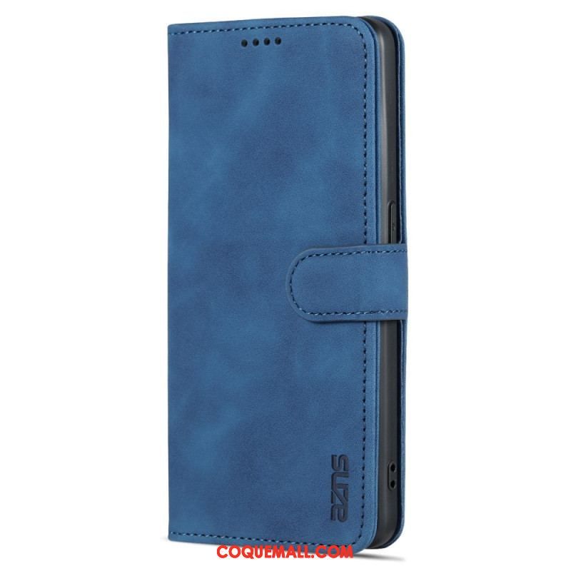 Housse Oppo Reno 8 Lite Style Cuir AZNS