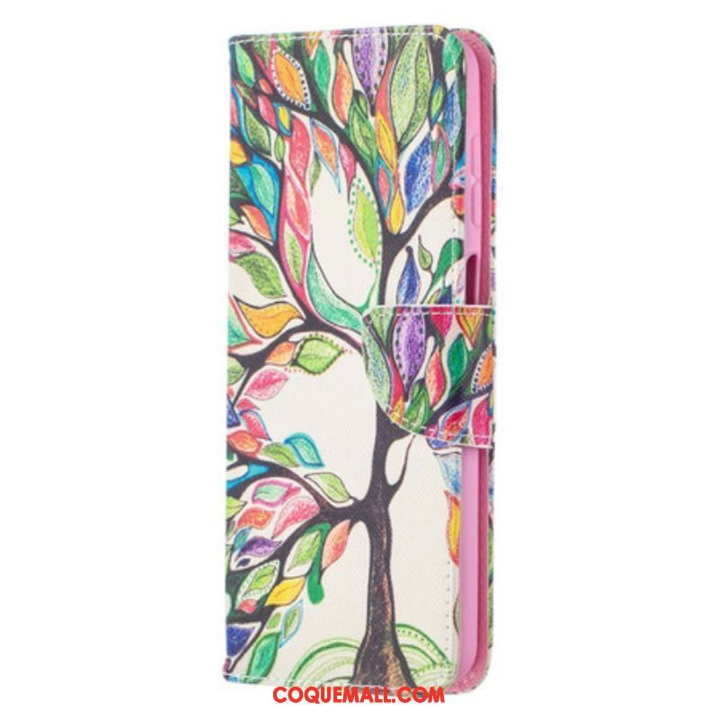 Housse Samsung Galaxy A12 / M12 Arbre Coloré