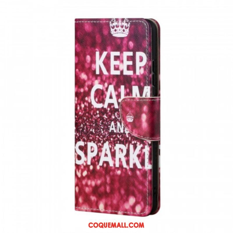 Housse Samsung Galaxy A13 5G Keep Calm and Sparkle