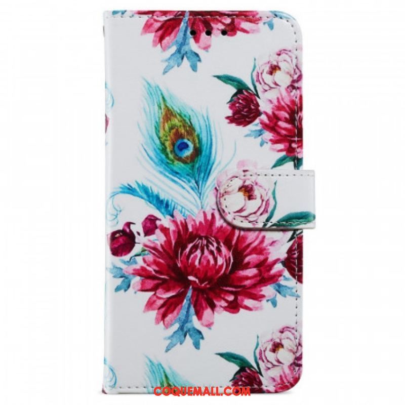 Housse Samsung Galaxy A13 Fleurs Intenses