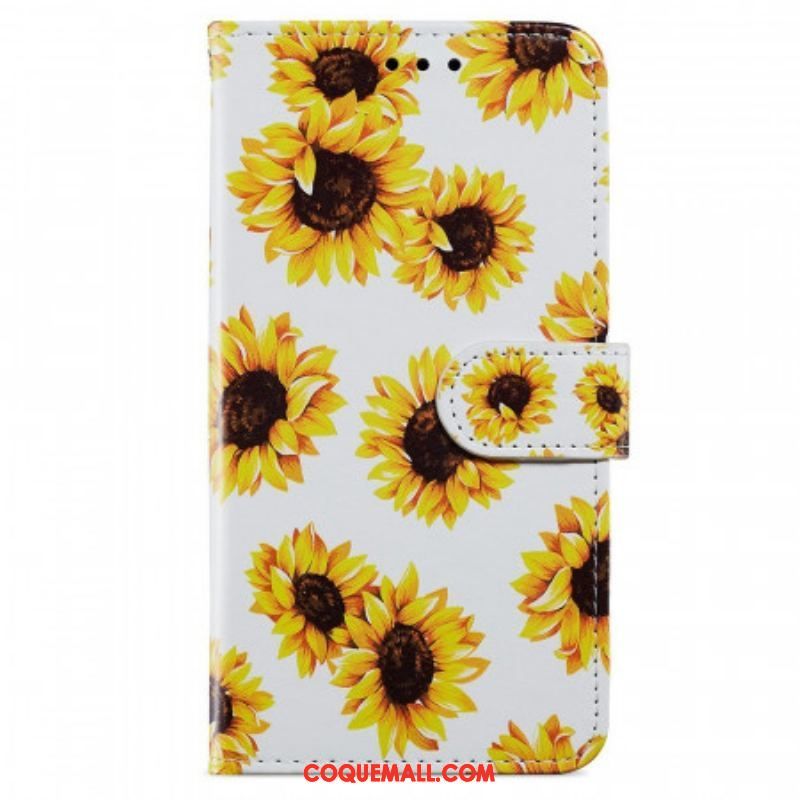 Housse Samsung Galaxy A13 Tournesols