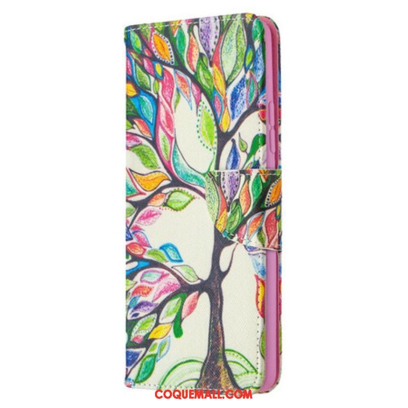Housse Samsung Galaxy A42 5G Arbre Coloré