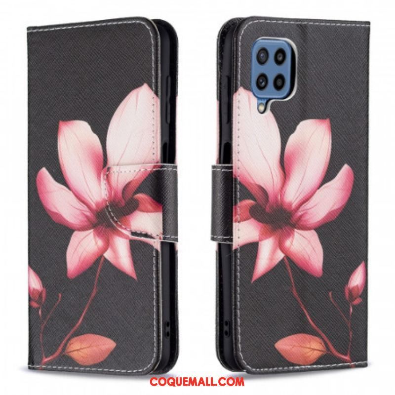 Housse Samsung Galaxy M32 Fleur Rose