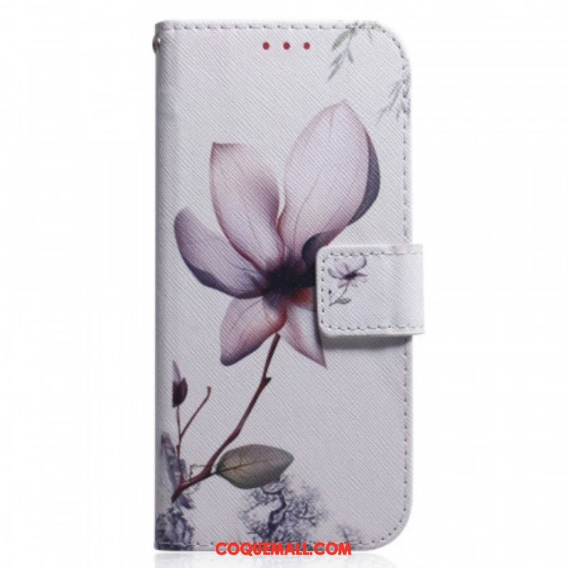 Housse Samsung Galaxy M33 5G Fleur Rose