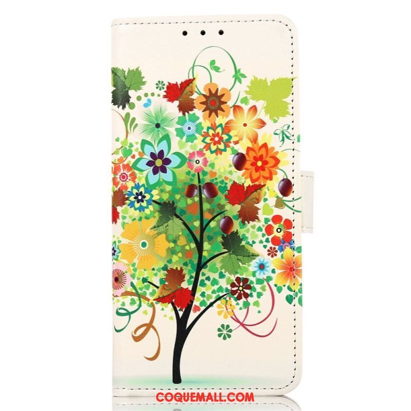 Housse Samsung Galaxy M53 5G Arbre Fleuri