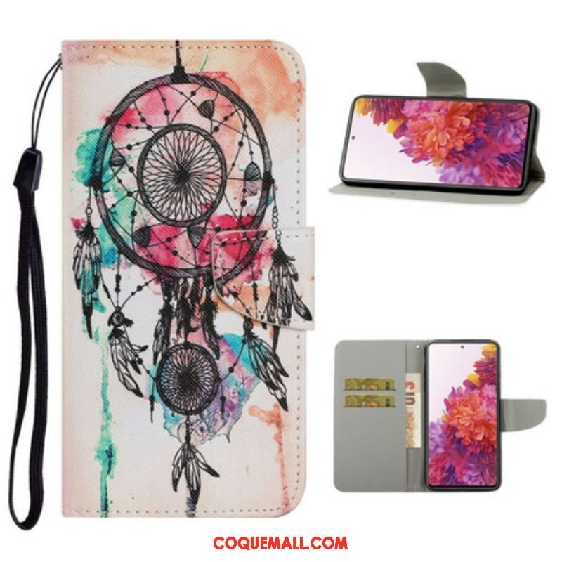 Housse Samsung Galaxy S20 FE Aquarelle Attrape Rêves