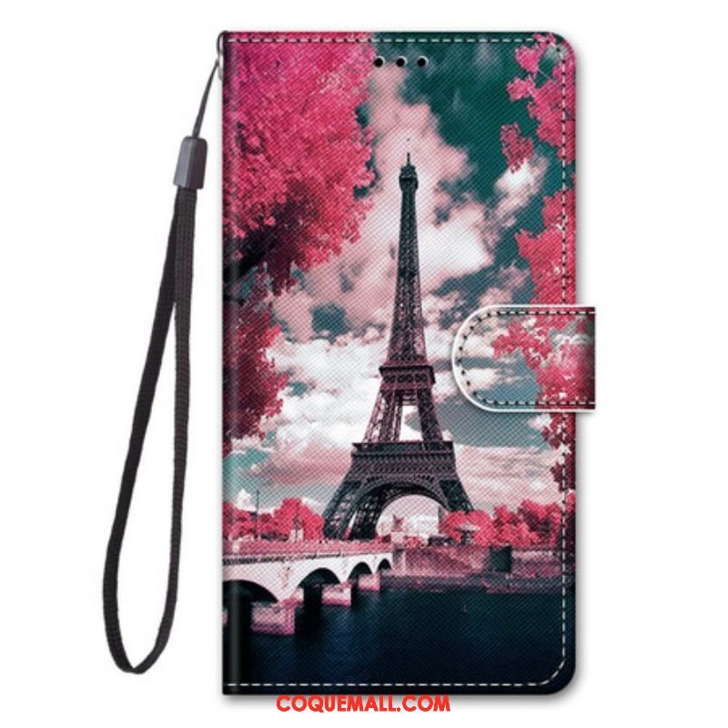 Housse Samsung Galaxy S21 5G Paris en Fleurs