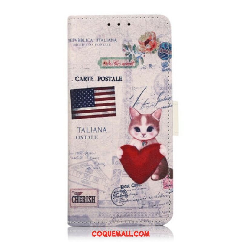 Housse Samsung Galaxy S21 FE Chat Voyageur