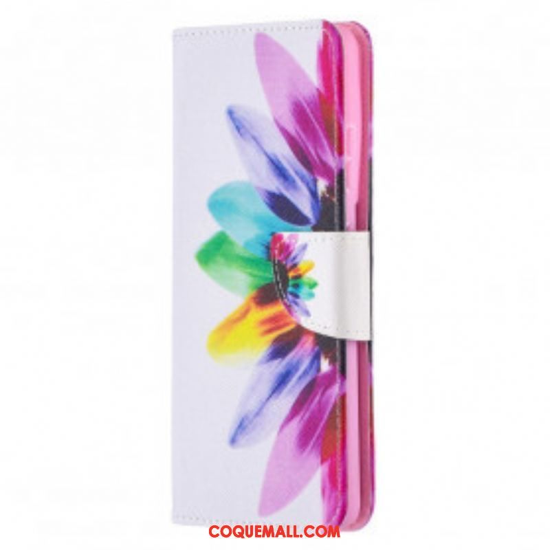 Housse Samsung Galaxy S21 Plus 5G Fleur Aquarelle