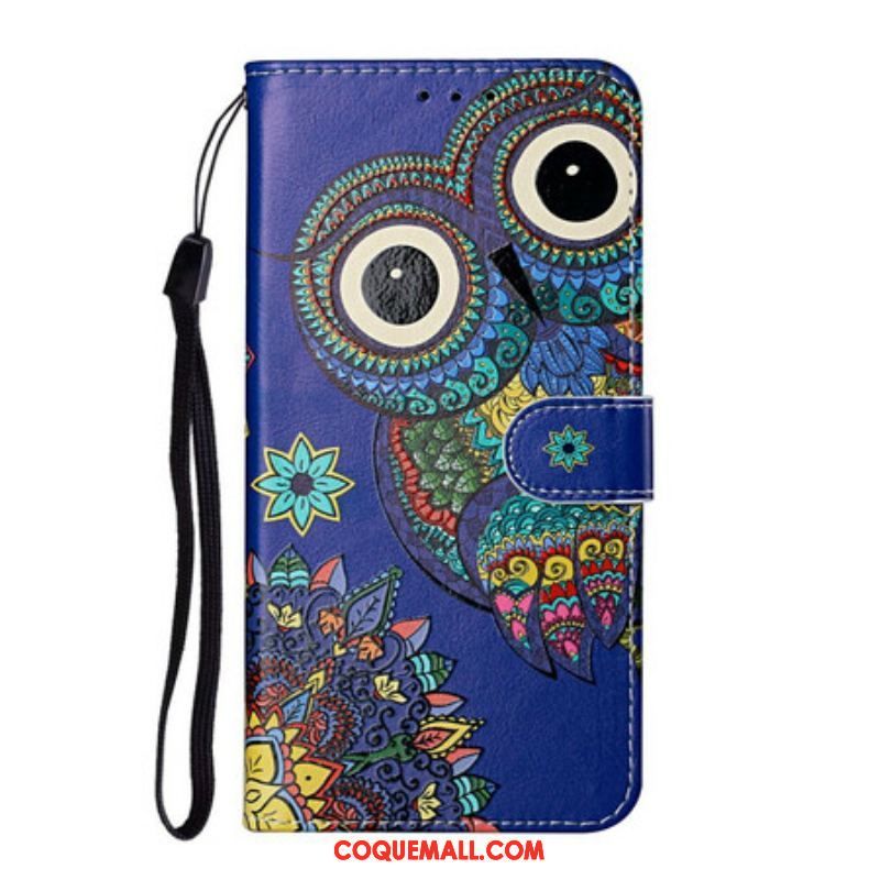 Housse Samsung Galaxy S21 Plus 5G Hibou en Mandala